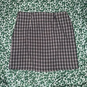 Hollister Plaid mini skirt